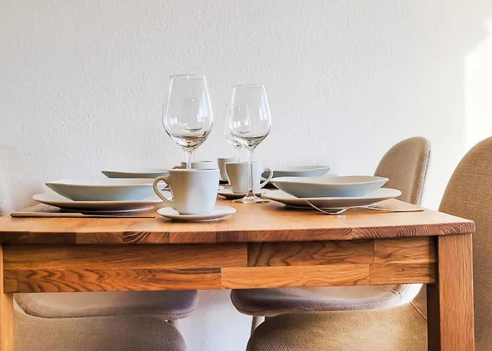 Komm - Panoramablick - Balkon - Kueche - Parkplatz Apartment Suhl