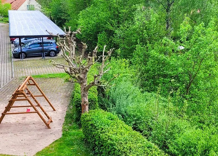 Komm - Panoramablick - Balkon - Kueche - Parkplatz Daire Suhl